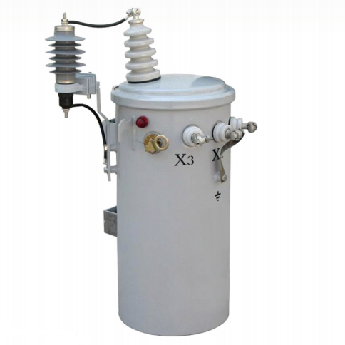 Single-phase pole-mounted oil-immersed transformer