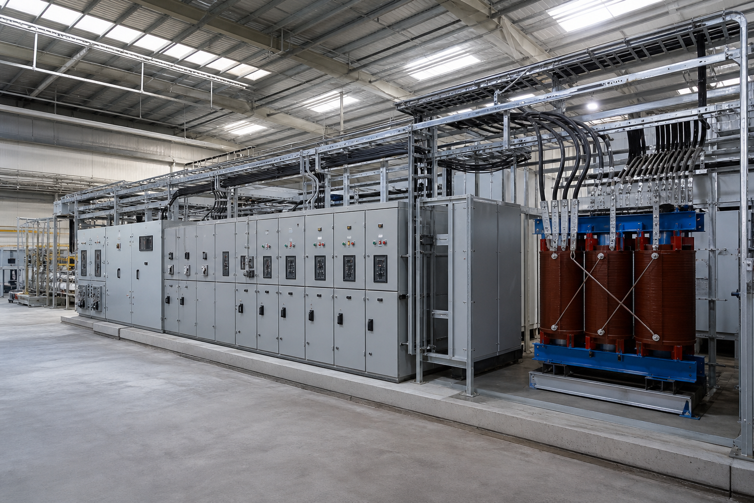 Industrial facility distribution reference configuration