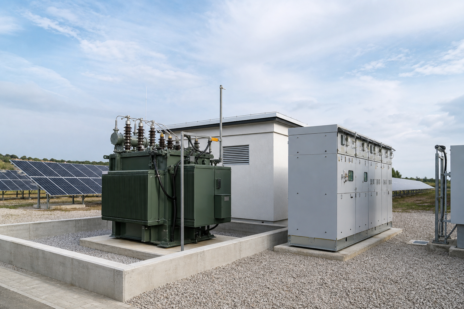Renewable energy grid connection reference configuration